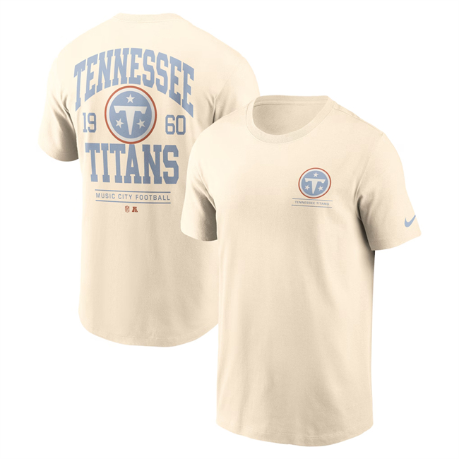 Men's Natural Tennessee Titans Freestyle Essential T-Shirt